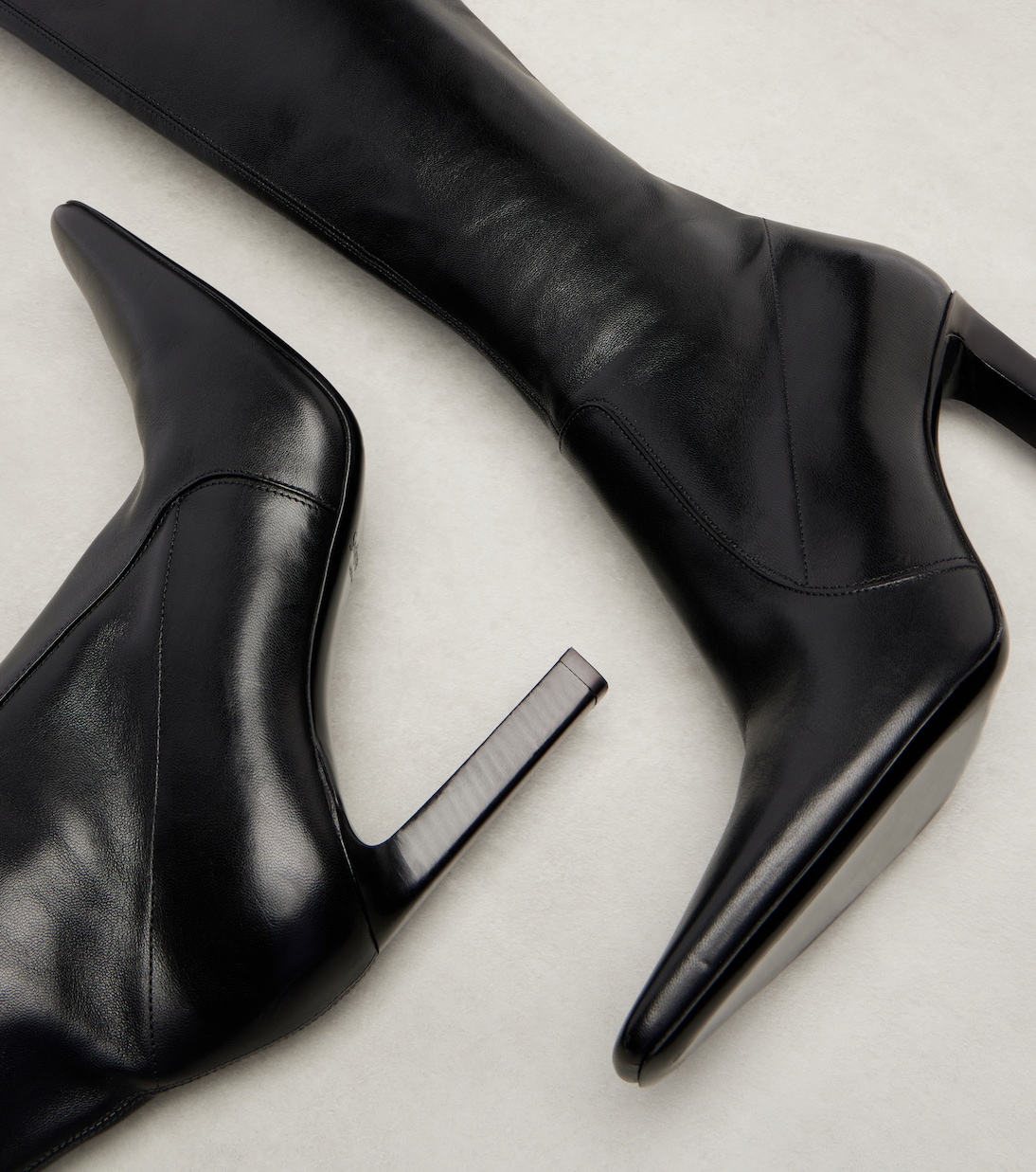 Francoise 95 leather knee-high boots | Saint Laurent