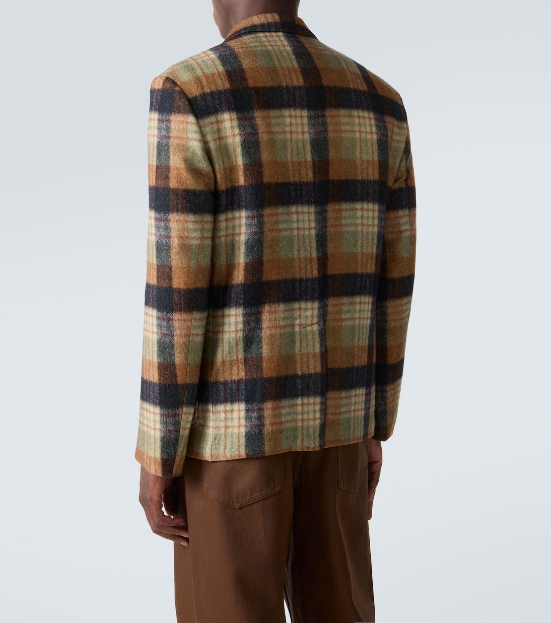 Checked wool blazer | Dries Van Noten