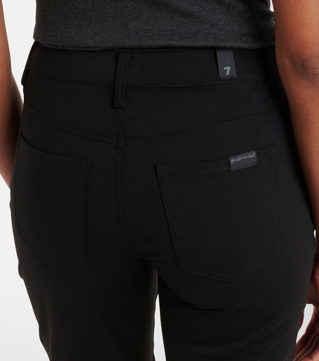 Jeans skinny Capri a vita media | 7 For All Mankind