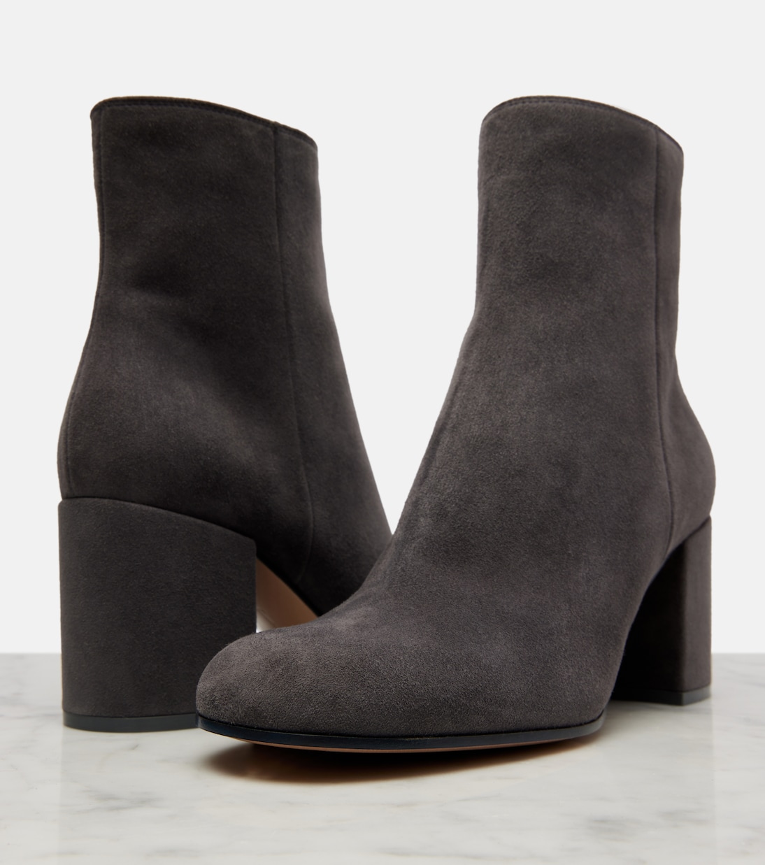 Ankle Boots Joelle 70 aus Veloursleder | Gianvito Rossi