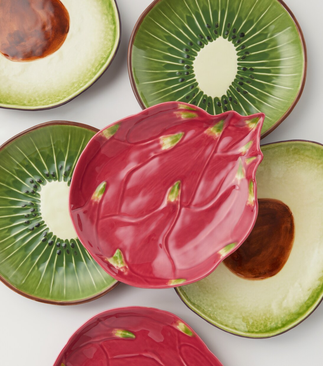 Set de 4 platos de postre Pitaya de loza | Bordallo Pinheiro