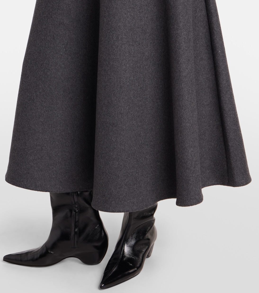 Wool-blend midi skirt | Róhe
