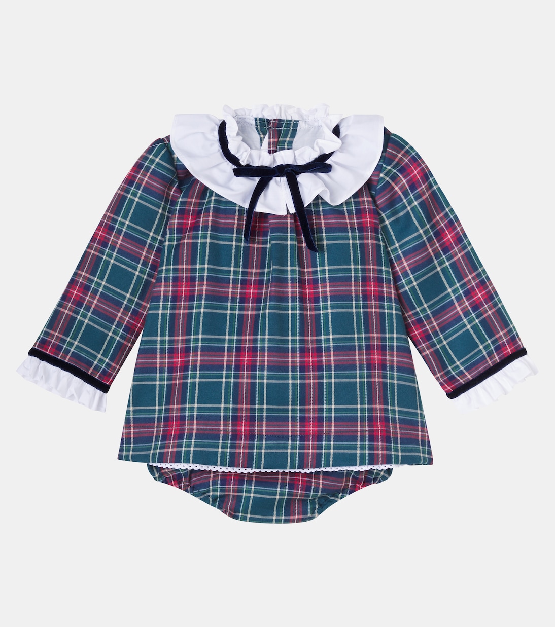 Baby Set Flora aus Kleid und Höschen | La Coqueta