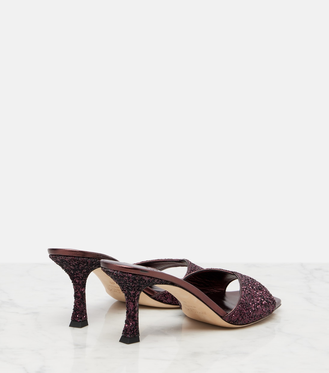 Skye 70 glitter mules | Jimmy Choo