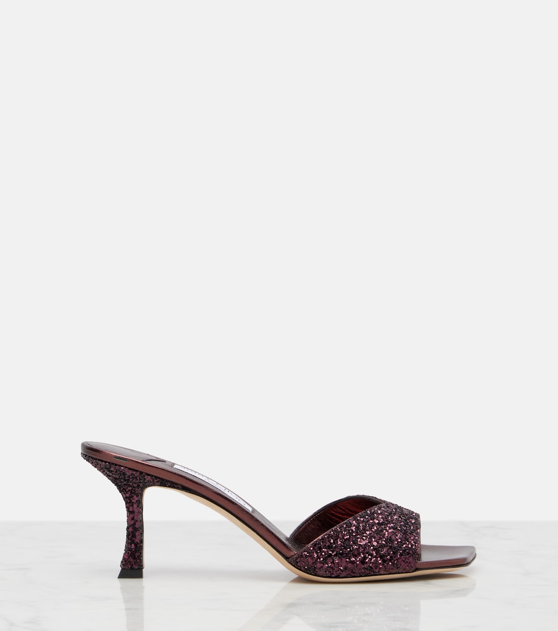 Skye 70 glitter mules | Jimmy Choo