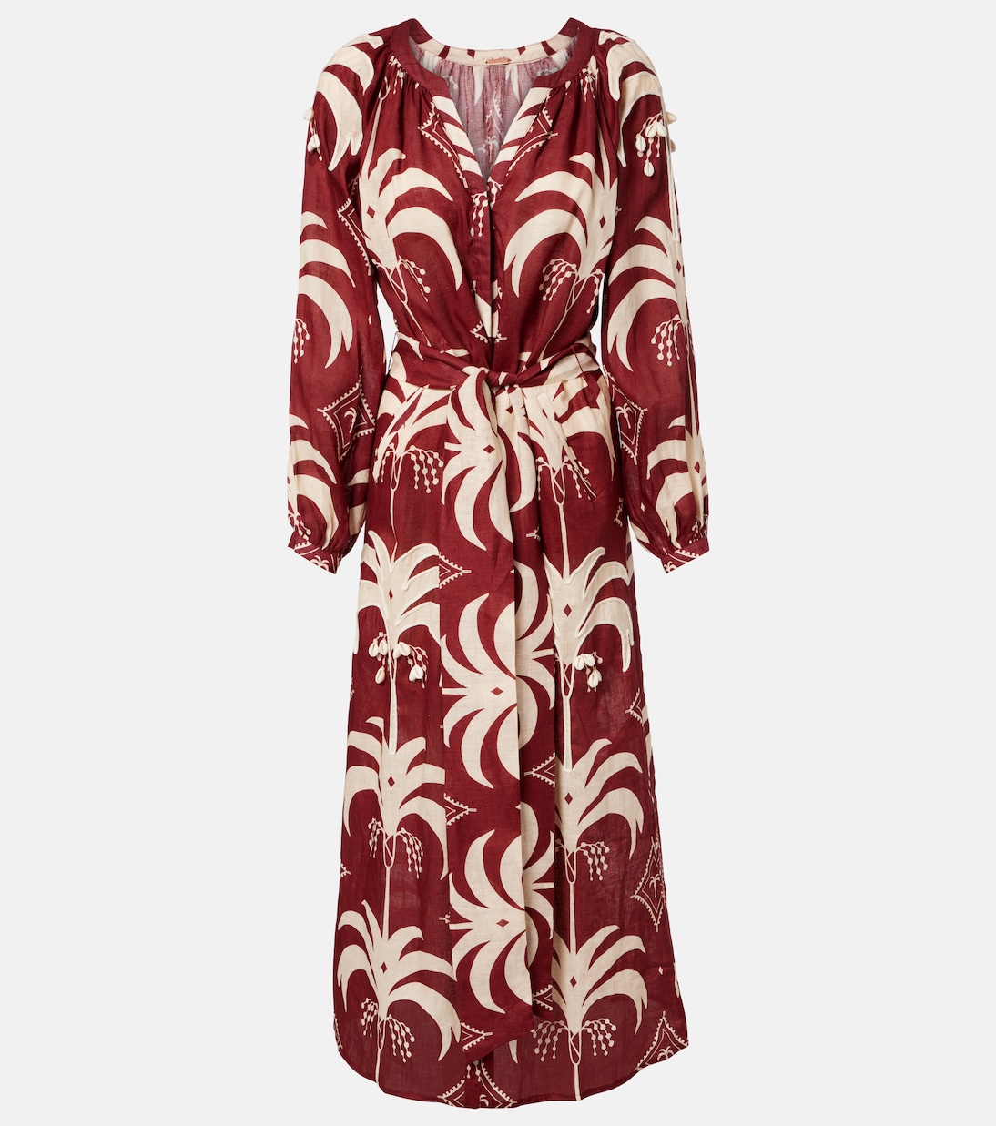 Printed linen maxi dress | Johanna Ortiz