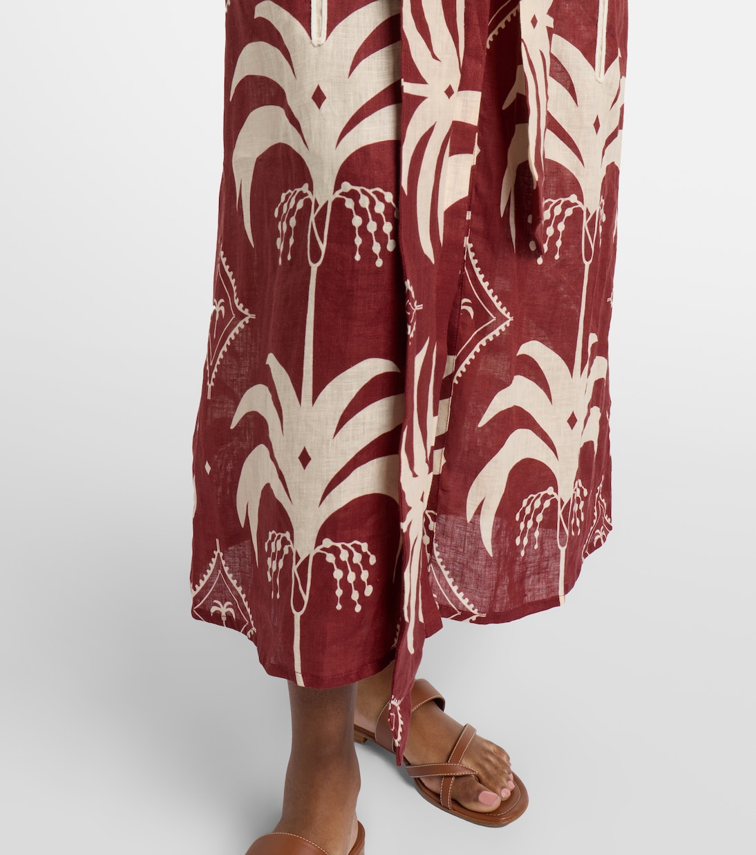 Printed linen maxi dress | Johanna Ortiz