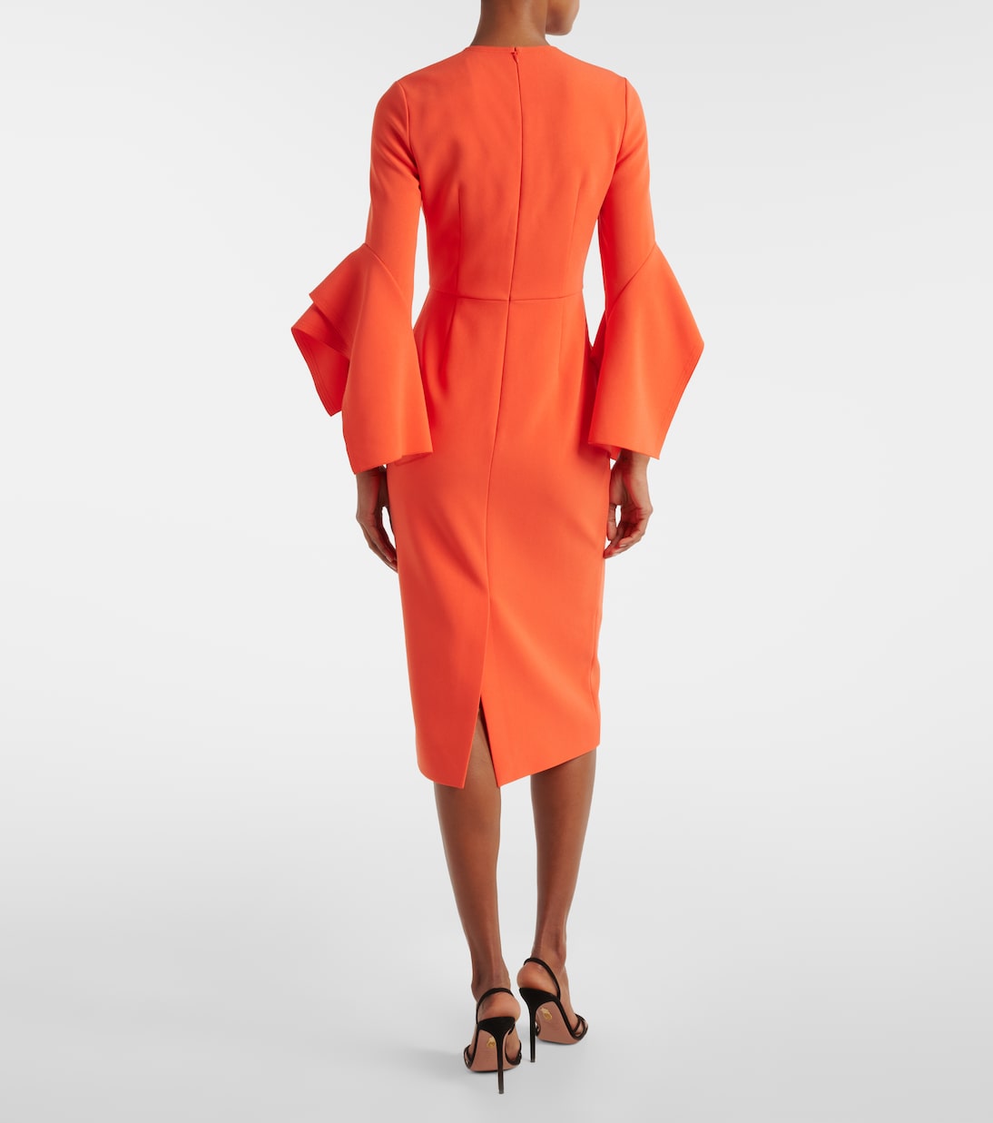 Ruffled midi dress | Roksanda