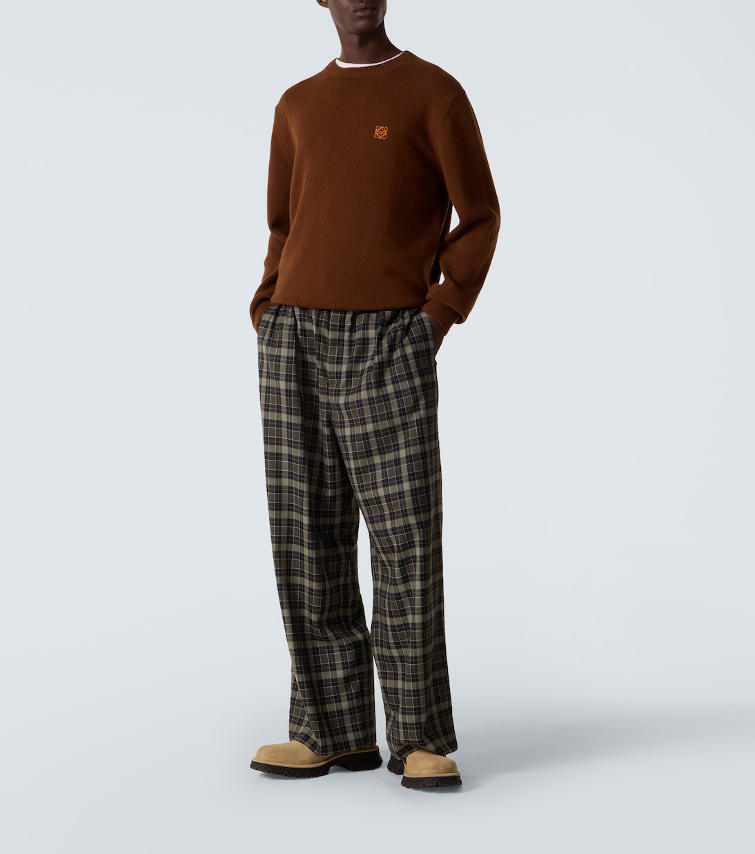 Bobby cutout suede mid-calf boots | Loewe