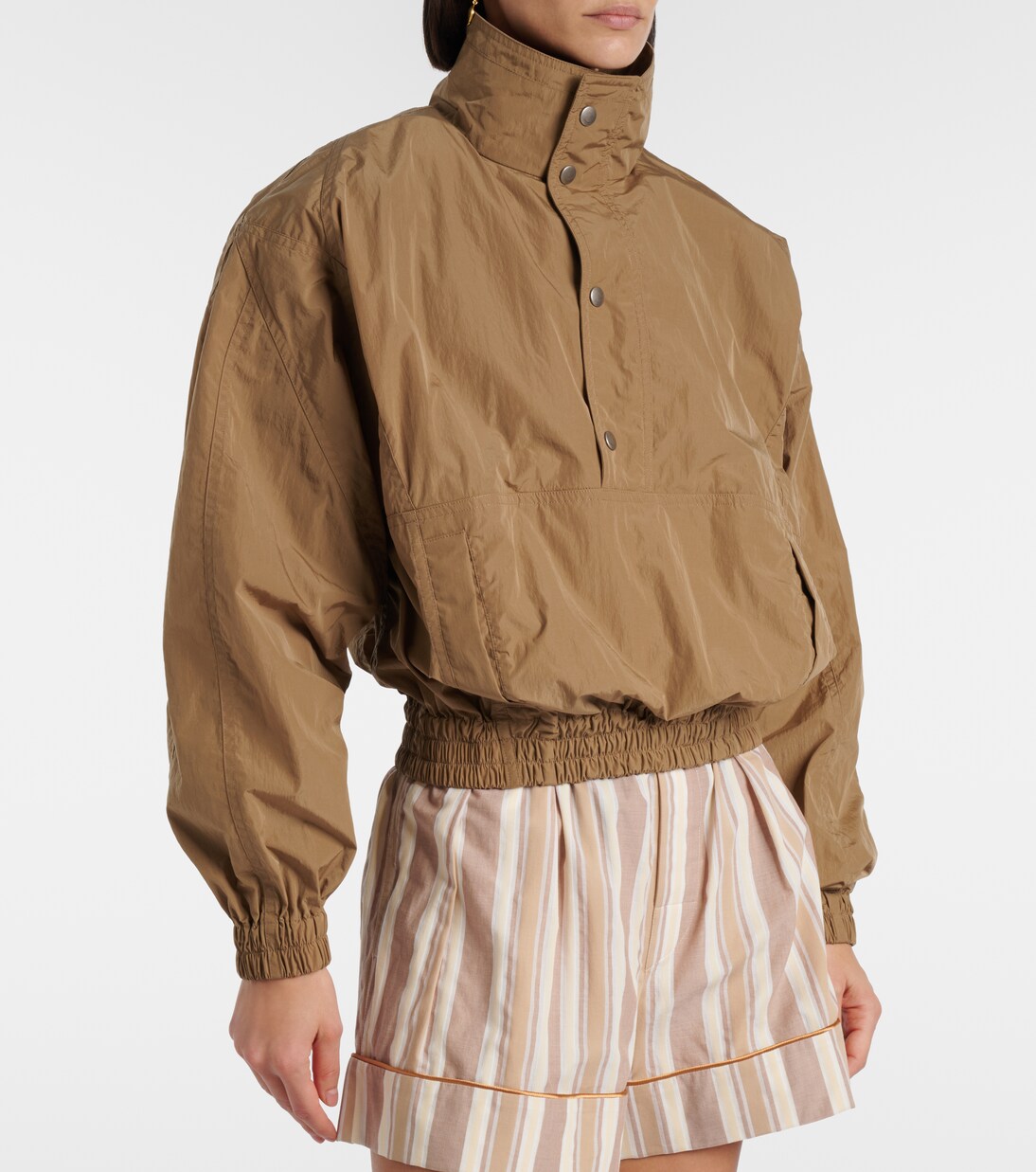 Gathered canvas jacket | Saint Laurent