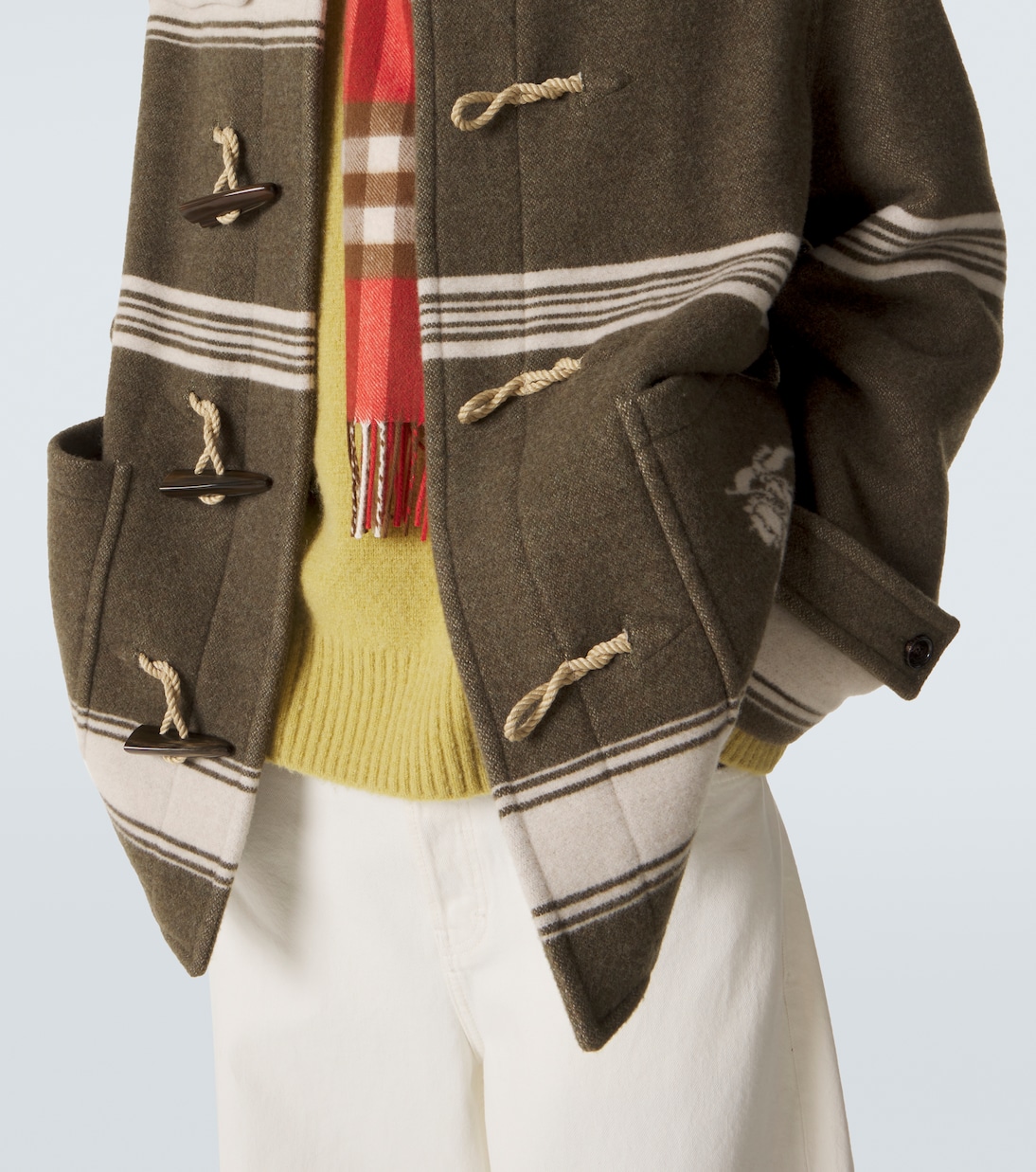 Dufflecoat aus Wolle und Baumwolle | Burberry