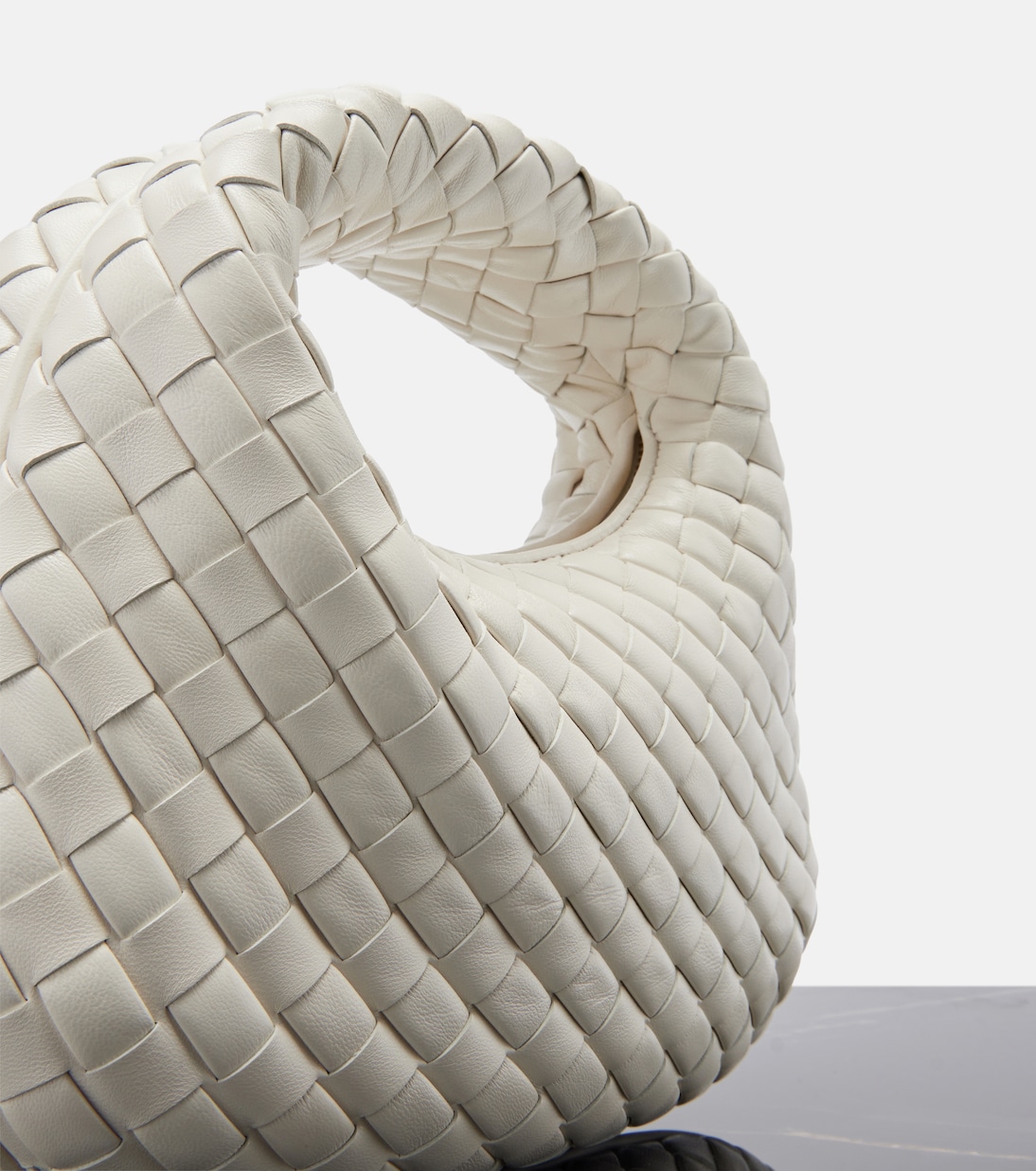 Veneta Baby leather top-handle bag | Bottega Veneta