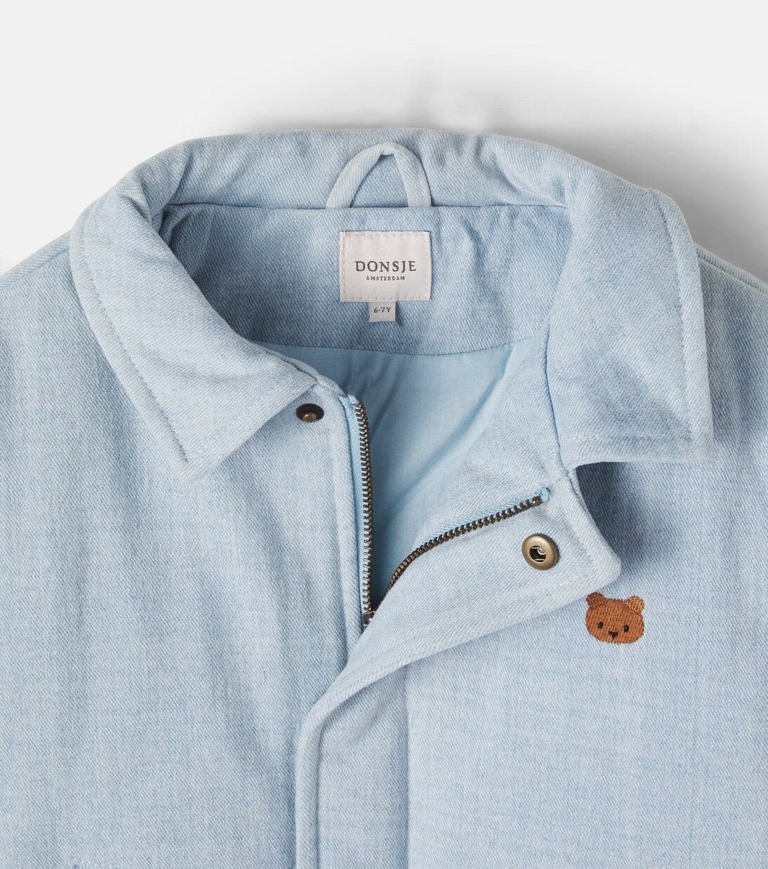 Zemmie paneled denim jacket | Donsje