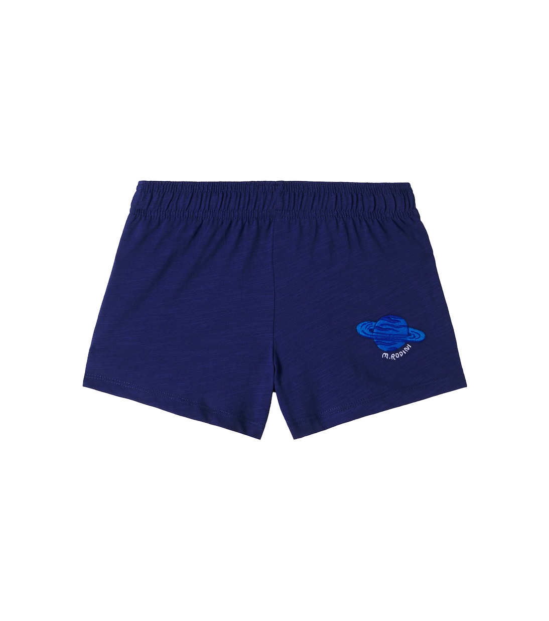 Embroidered cotton jersey shorts | Mini Rodini