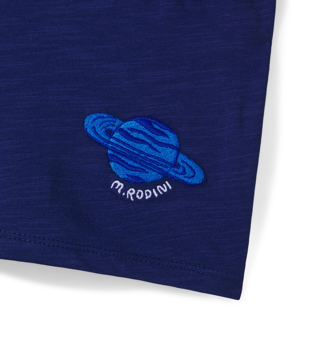 Embroidered cotton jersey shorts | Mini Rodini