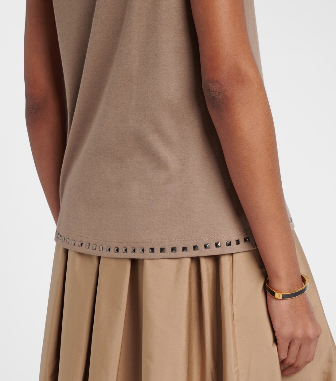 Furetto embellished cotton-blend tank top | 'S Max Mara