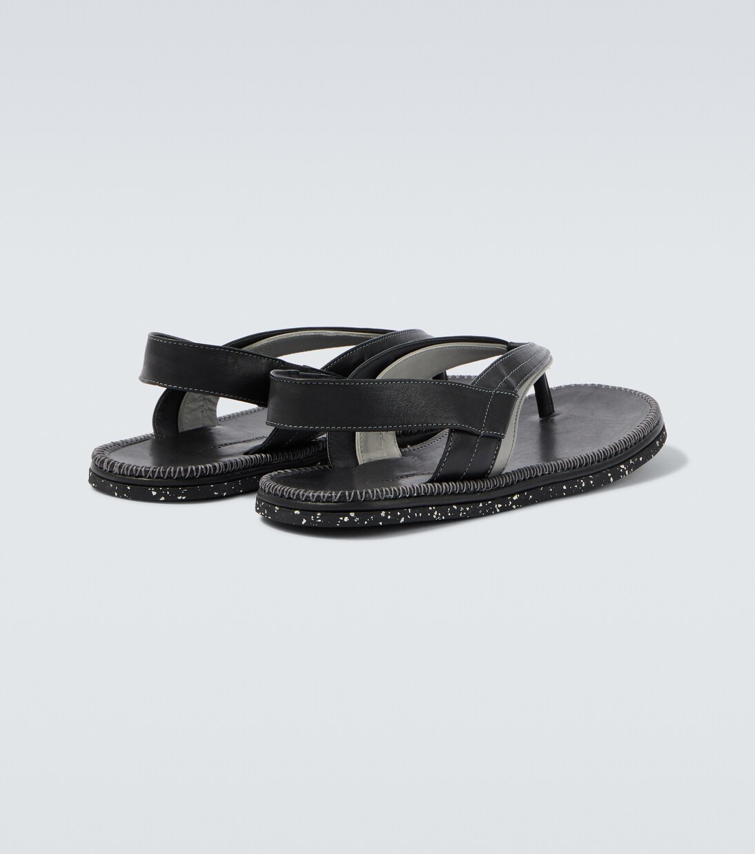 Andras leather thong sandals | Kiko Kostadinov
