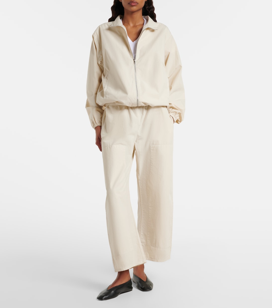 Weite Cropped-Hose Kyoto aus Baumwolle | Leset