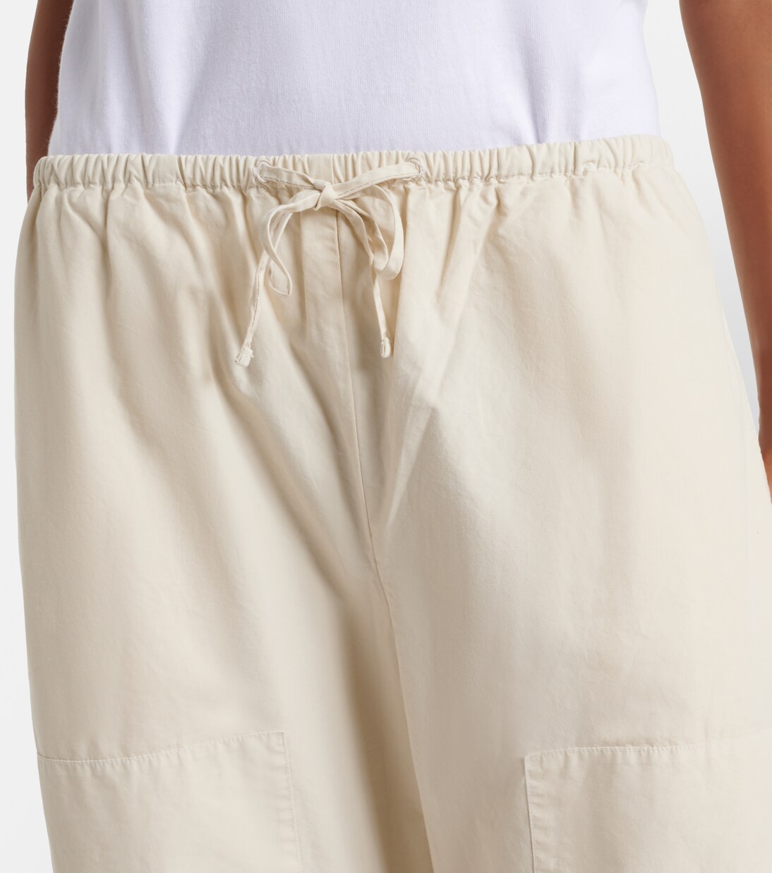 Weite Cropped-Hose Kyoto aus Baumwolle | Leset