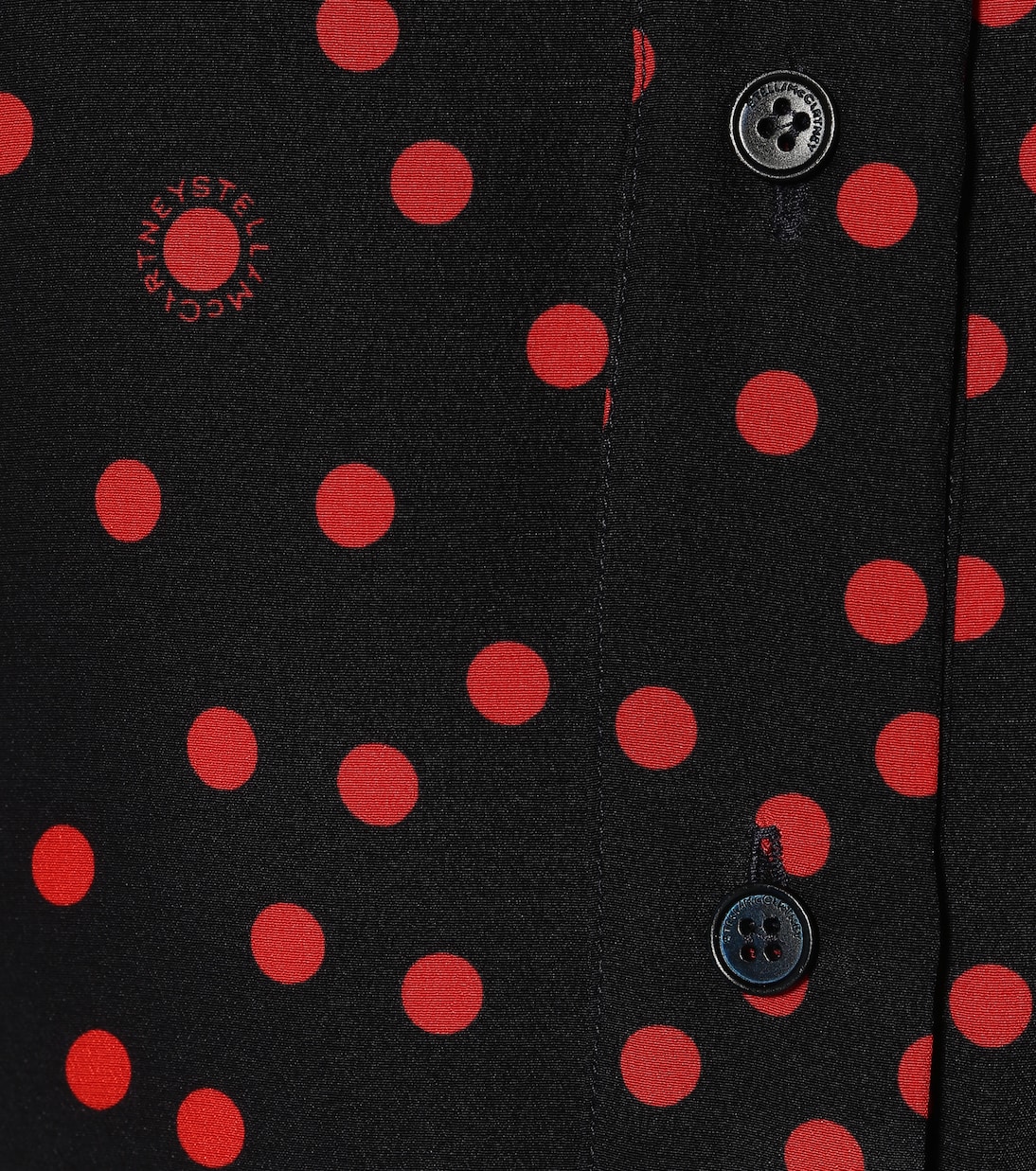 Robe longue imprimée en soie | Stella McCartney