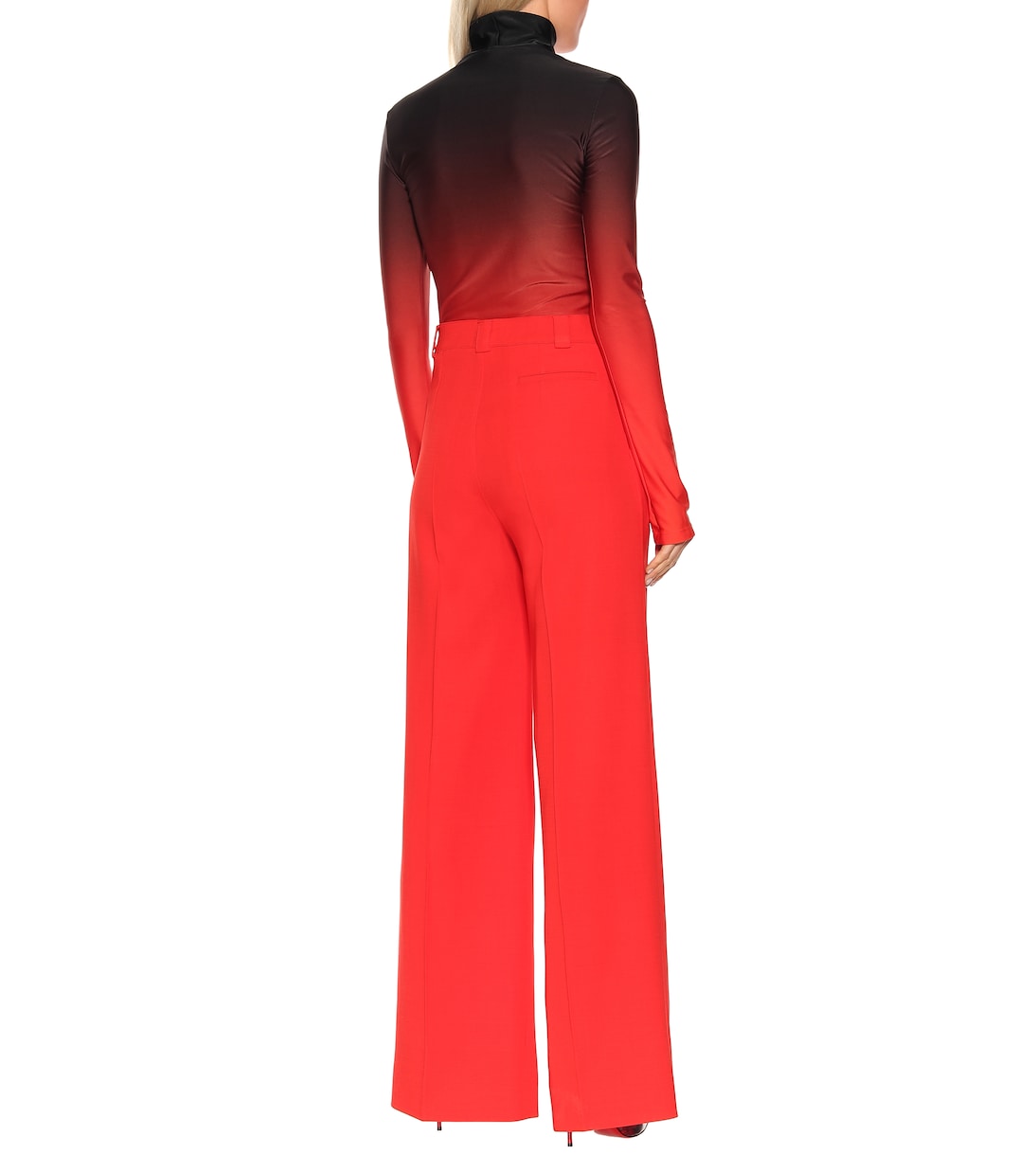 Pantalon ample en laine mélangée | Kwaidan Editions