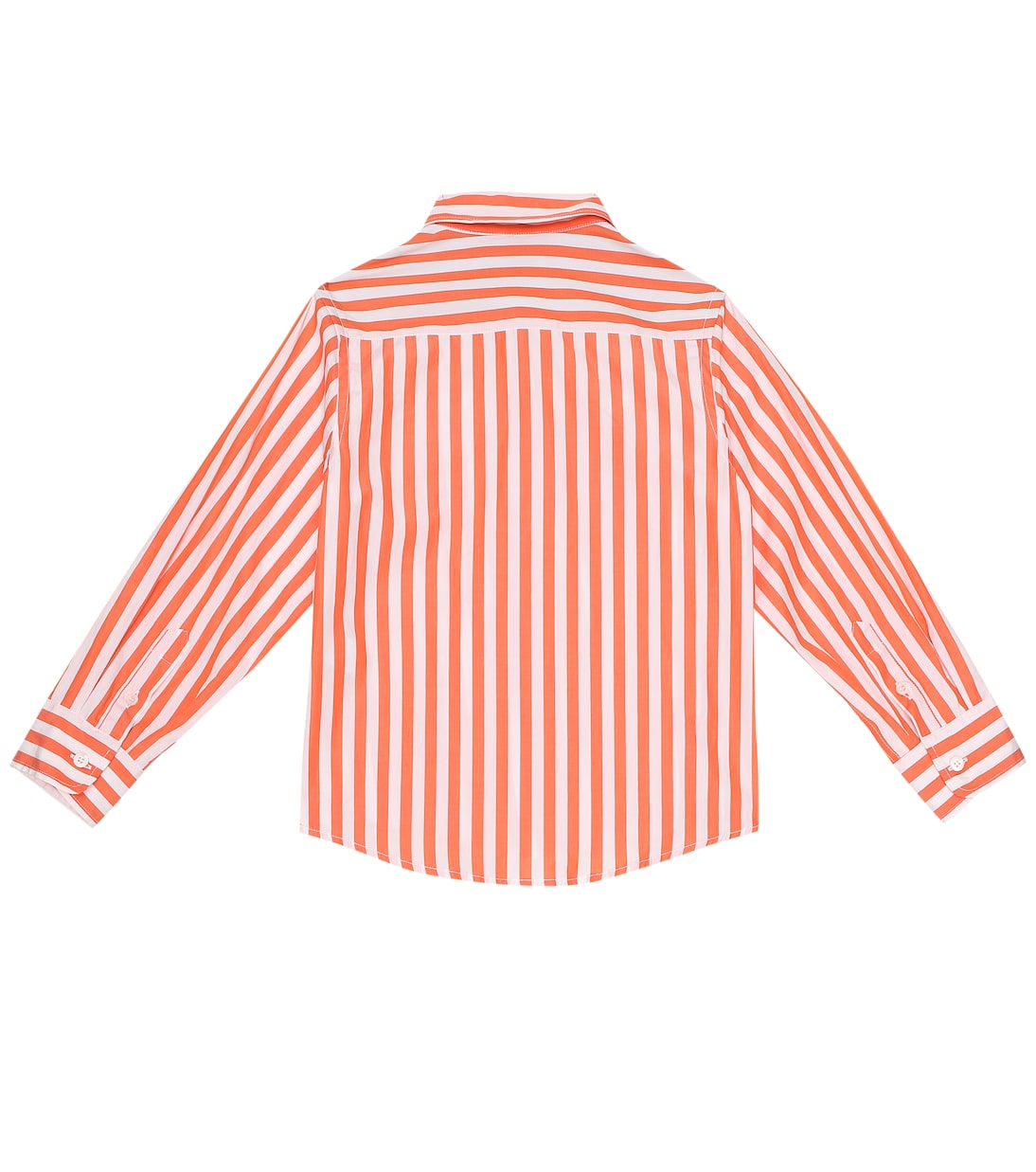 Camisa de algodón a rayas | Brunello Cucinelli Kids