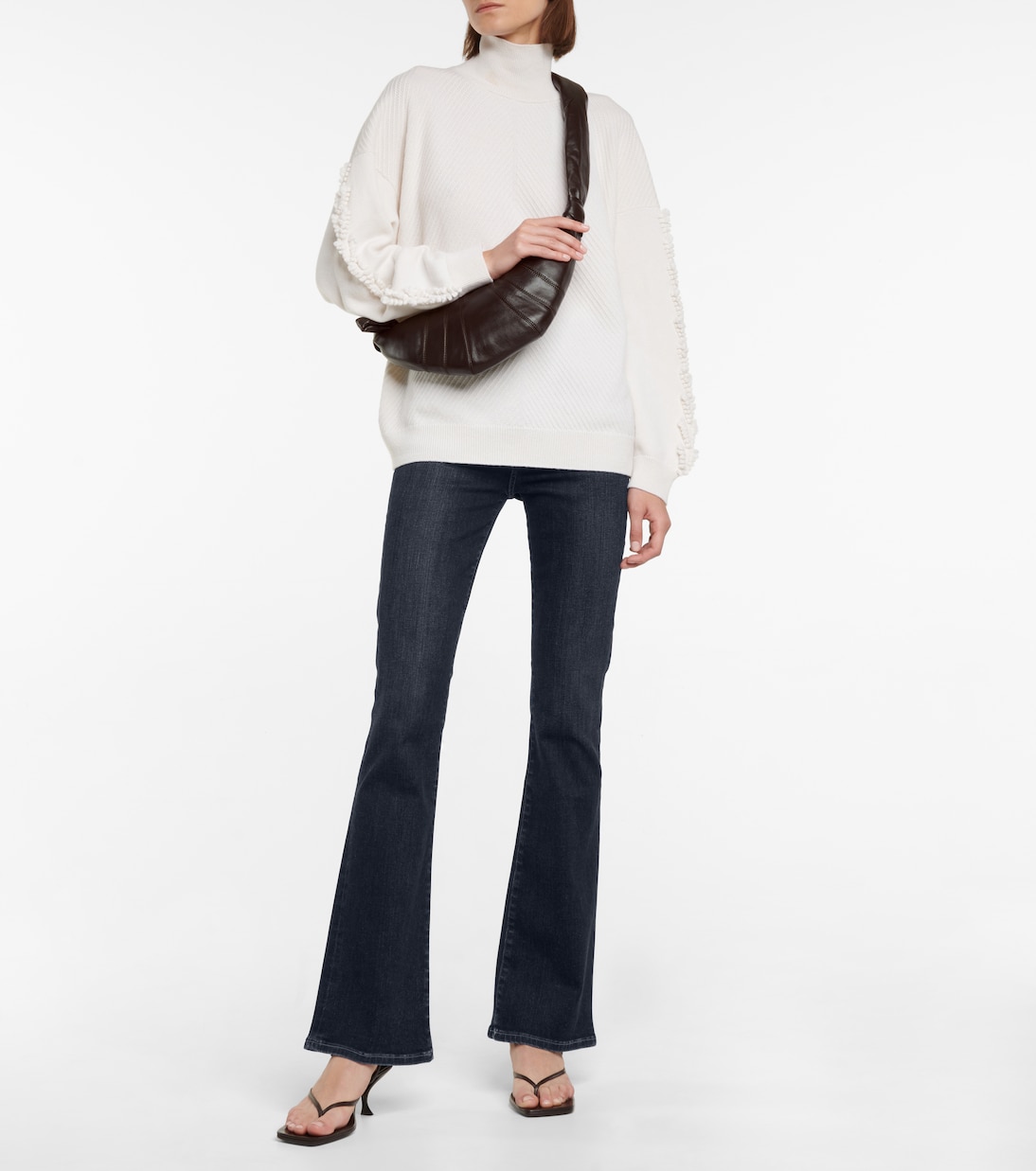 Borsa a spalla Croissant Small in pelle | Lemaire