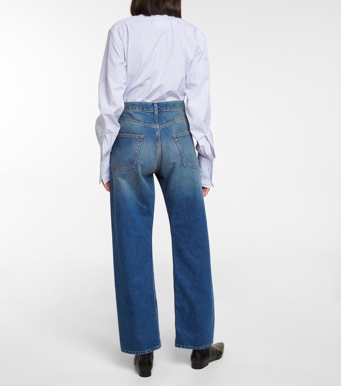 Mid-rise wide-leg jeans | Maison Margiela