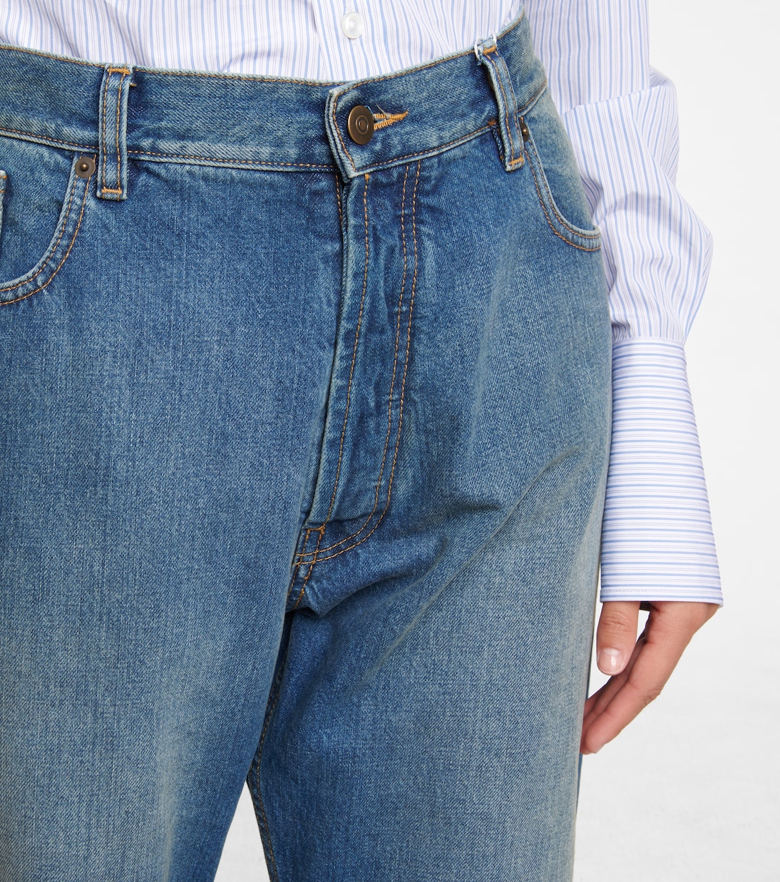 Mid-rise wide-leg jeans | Maison Margiela