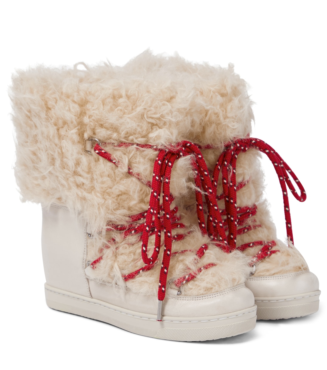Botines Nowles de borrego sintético y piel | Isabel Marant