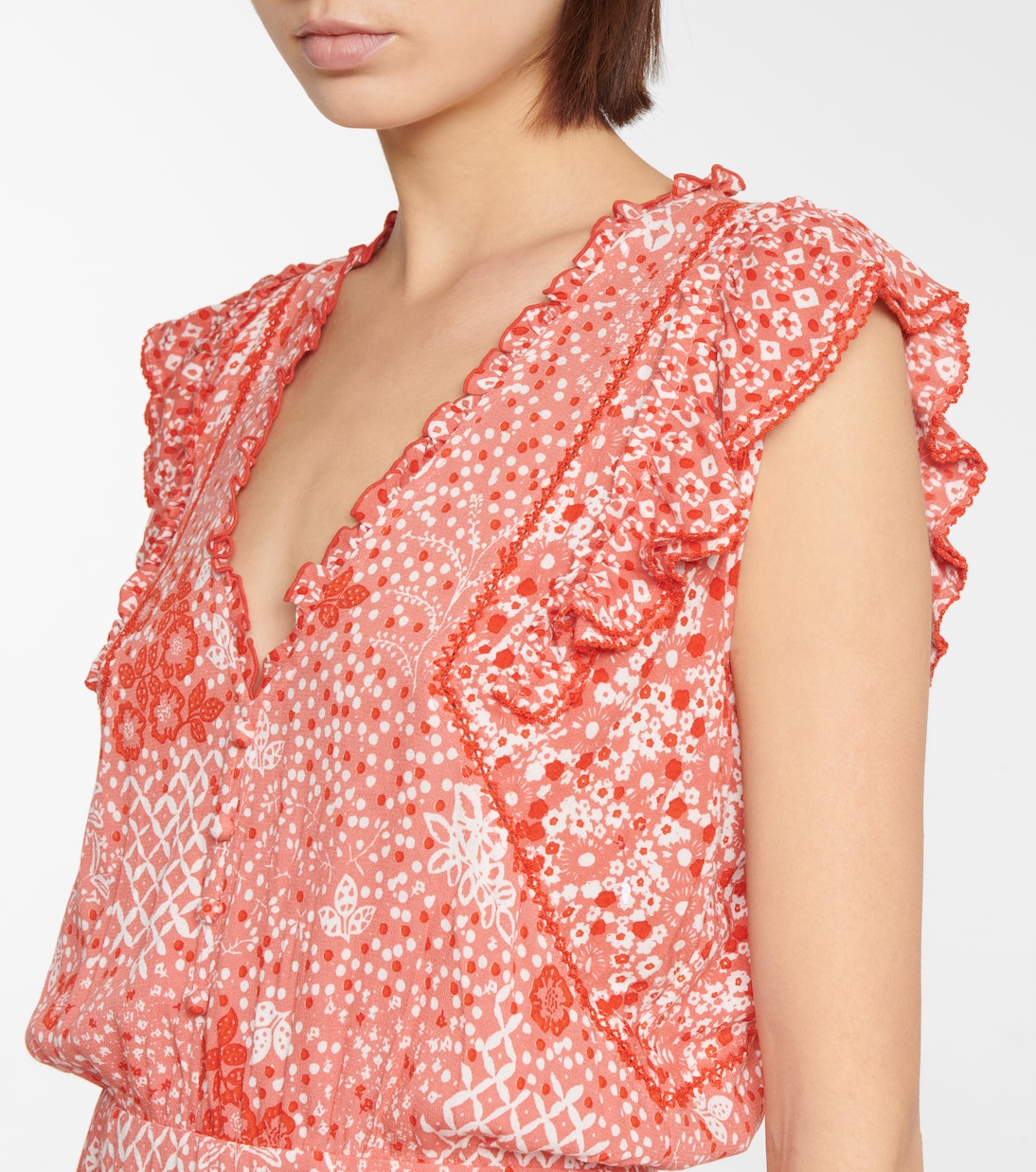 Paulina floral minidress | Poupette St Barth