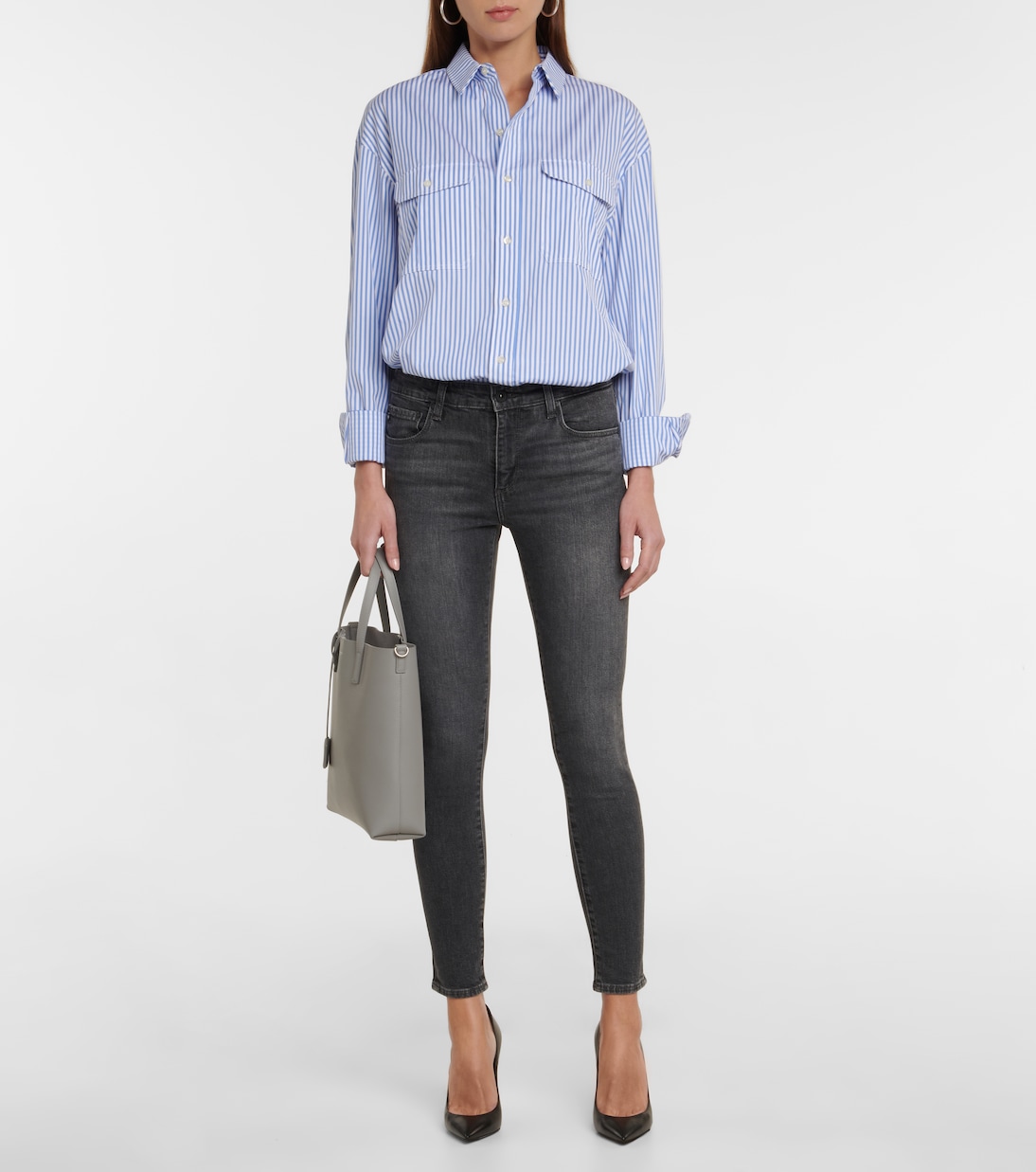 Jeans Farrah Skinny Ankle de tiro medio | AG Jeans