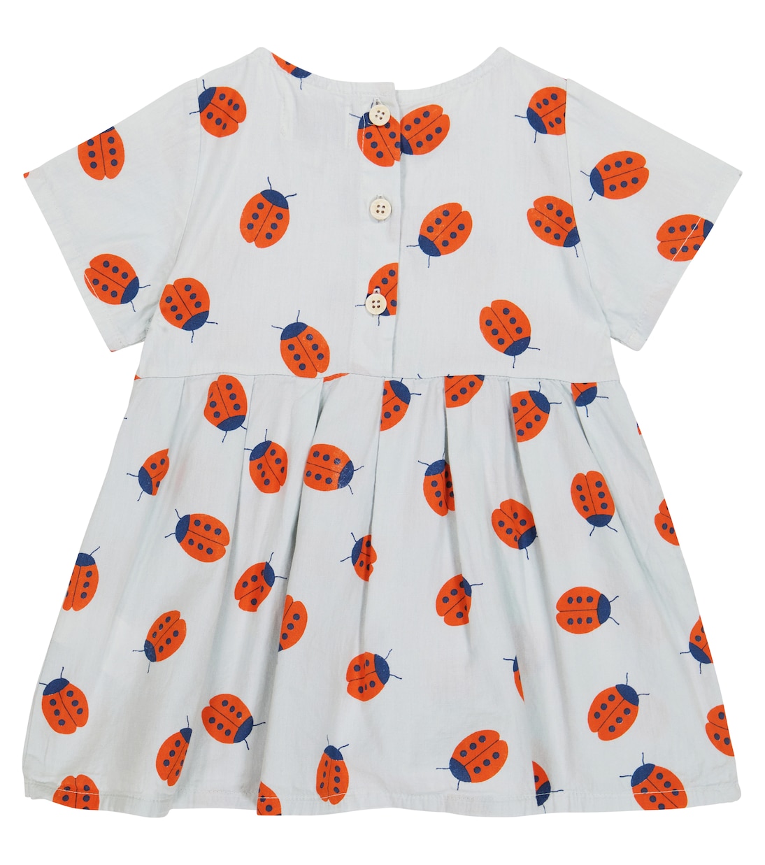 Bebé - vestido de algodón estampado | Bobo Choses