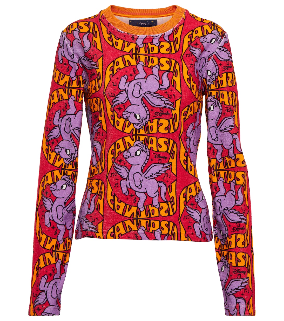 x Disney® top de felpa de algodón estampado | Stella McCartney