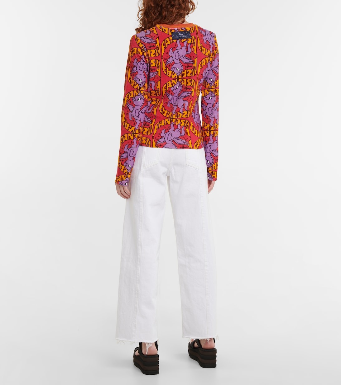 x Disney® top de felpa de algodón estampado | Stella McCartney
