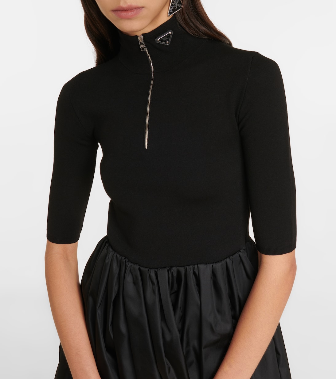 Abito midi in nylon | Prada