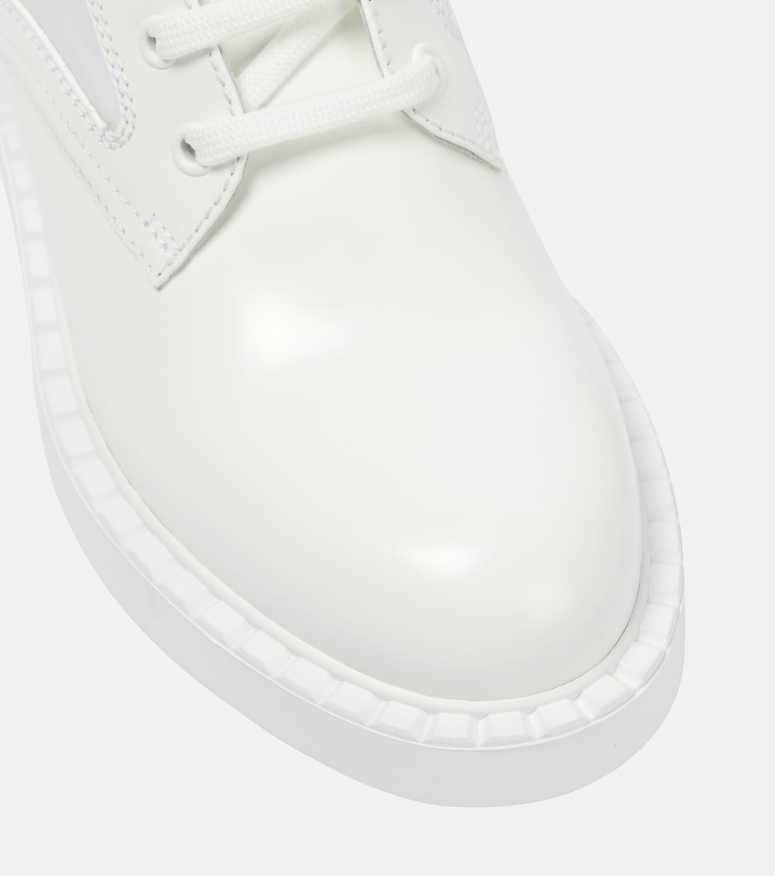Botines Chocolate con ribetes de piel | Prada