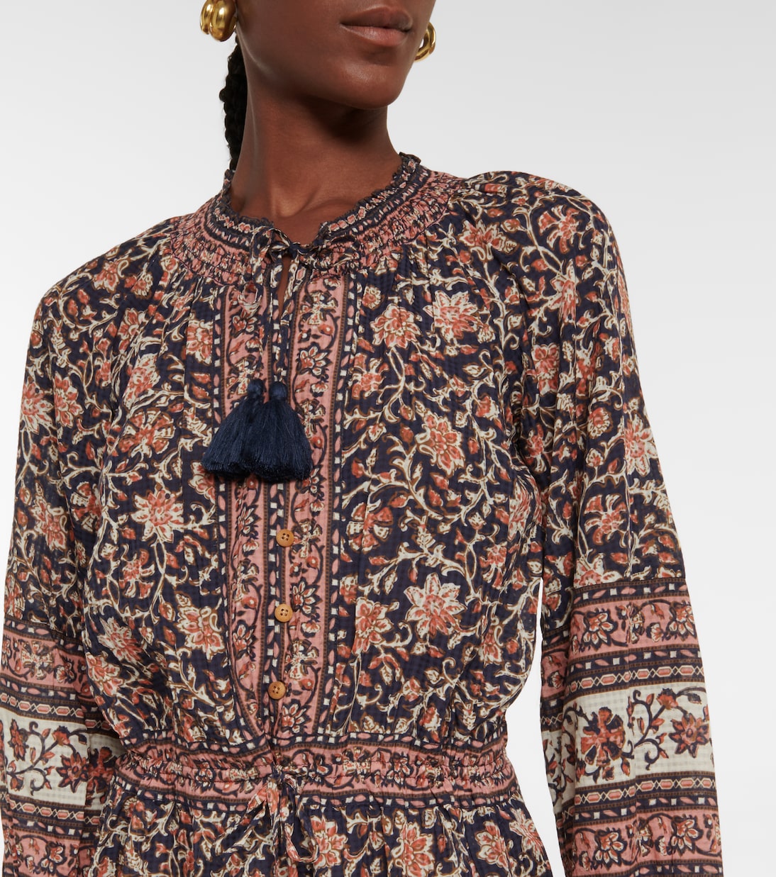 Combi-pantalon Mariah en coton mélangé à fleurs | Veronica Beard