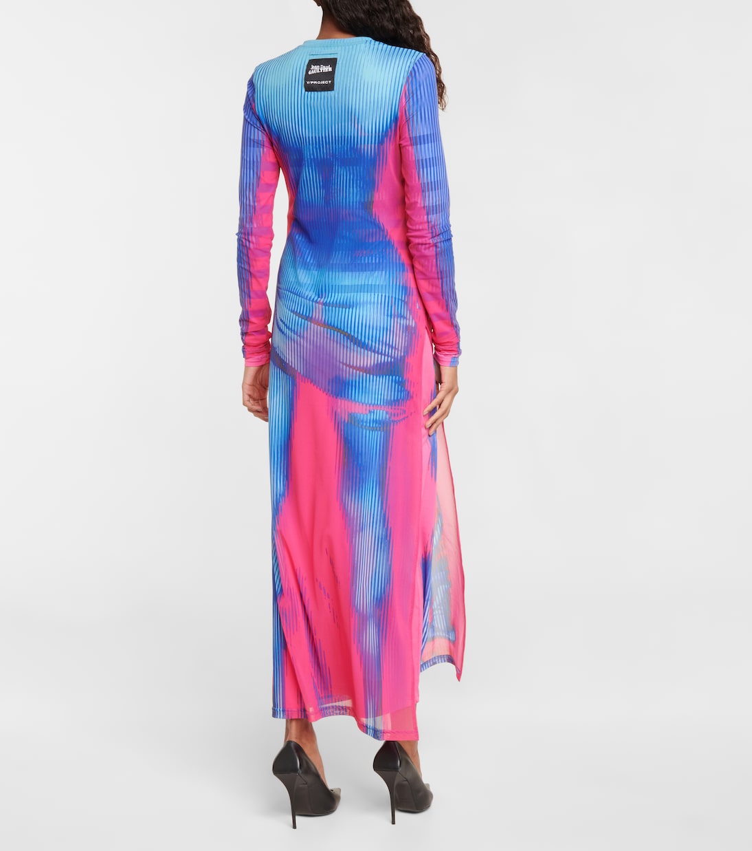 x Jean Paul Gaultier Body Morph mesh maxi dress | Y/Project