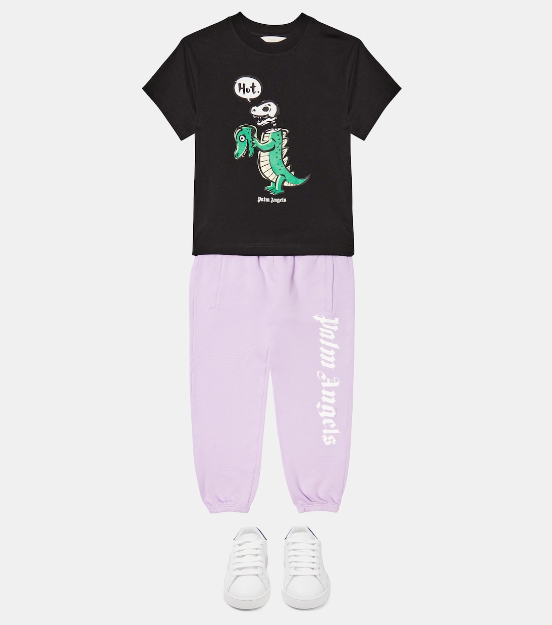 Pantaloni sportivi in jersey di cotone | Palm Angels Kids