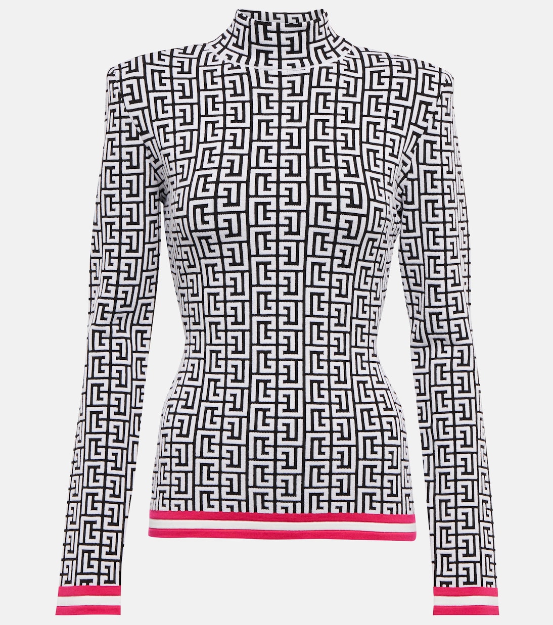 Monogram wool-blend sweater | Balmain