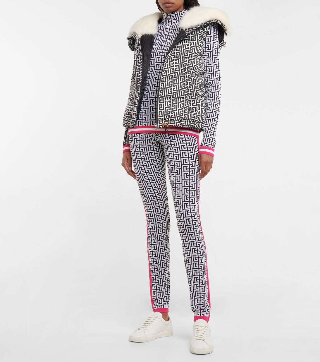 Monogram wool-blend sweater | Balmain