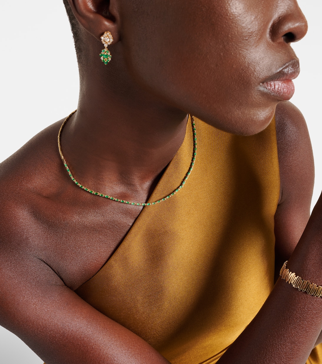 Collier en or 18 ct et émeraudes | Suzanne Kalan