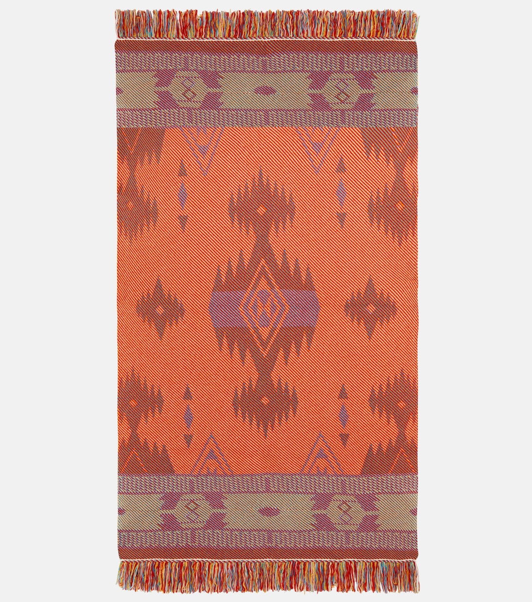 Icon jacquard wool throw | Alanui