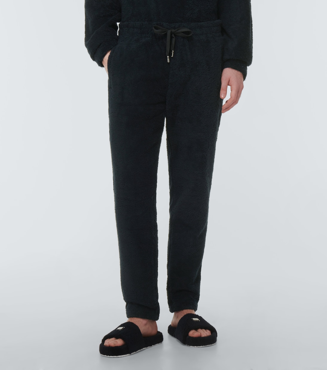 Pantaloni sportivi in spugna di cotone | Dolce&Gabbana