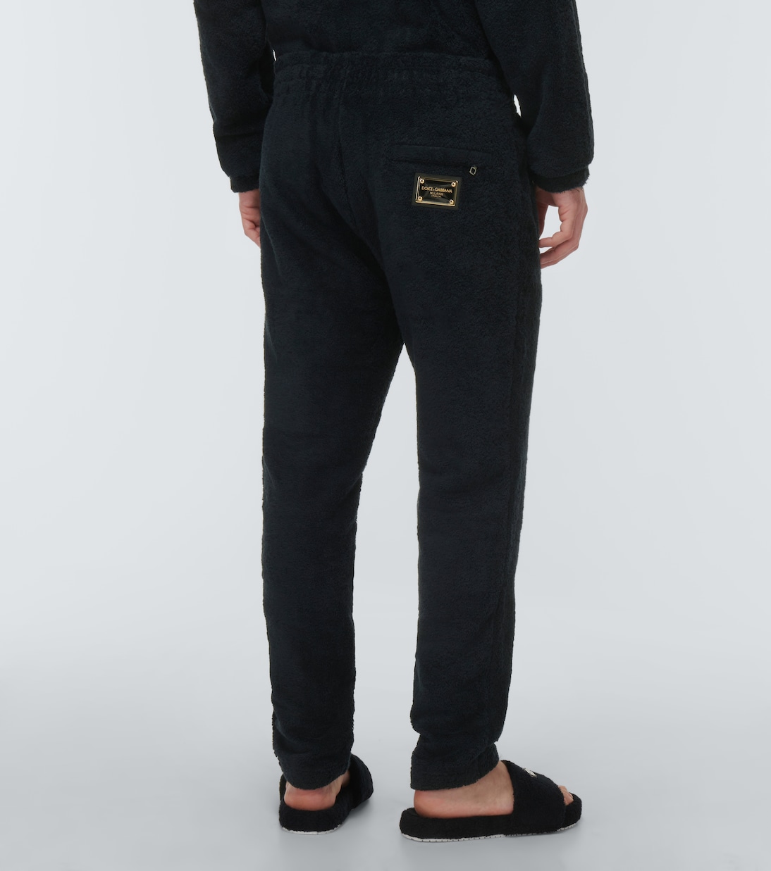 Pantaloni sportivi in spugna di cotone | Dolce&Gabbana