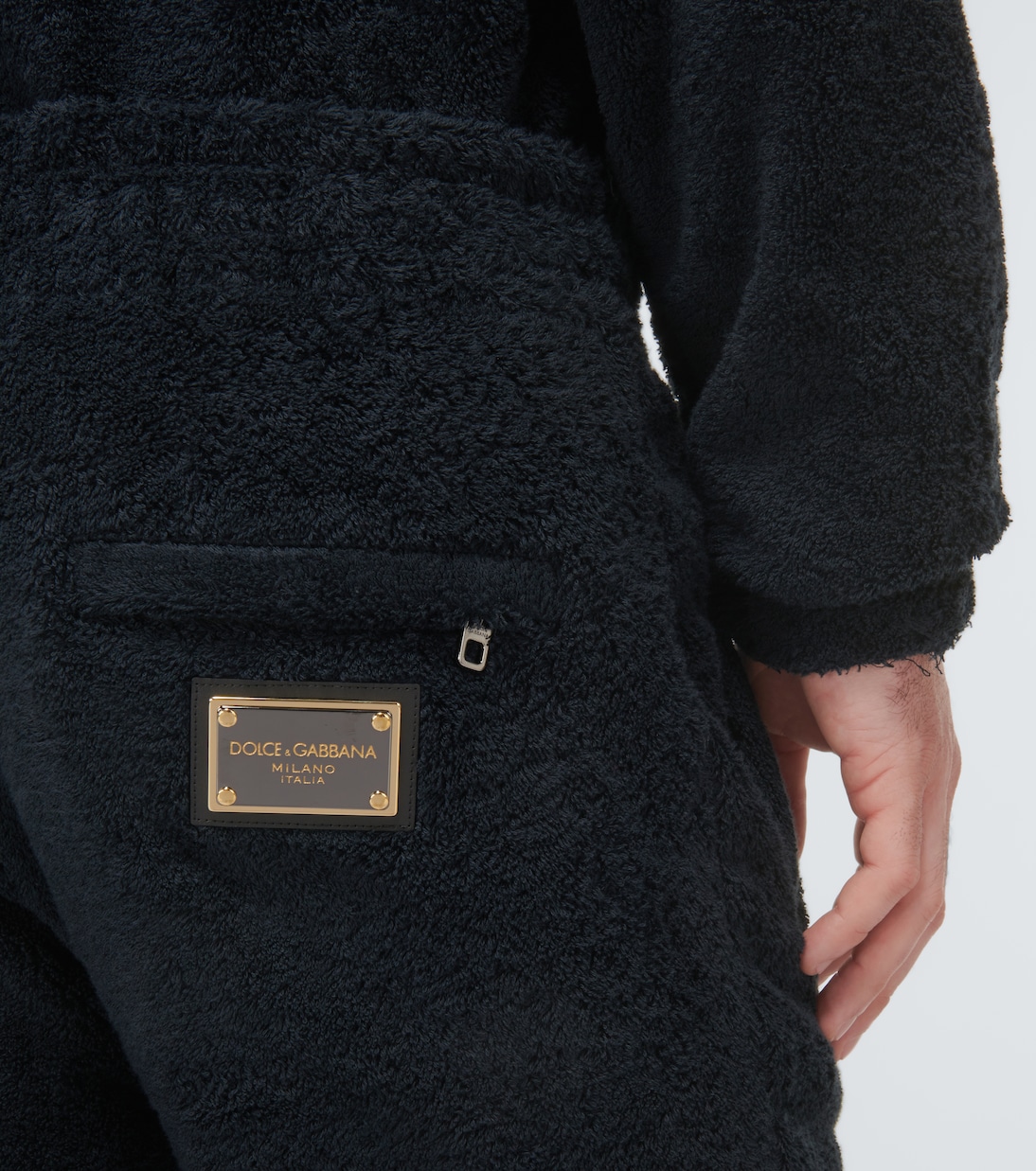 Pantaloni sportivi in spugna di cotone | Dolce&Gabbana