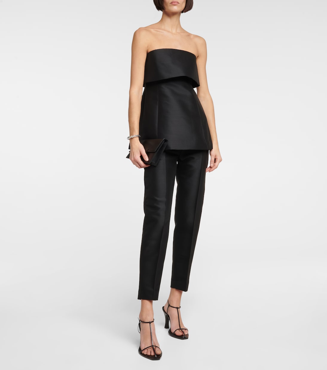 Top senza spalline in cotone e lana | Toteme
