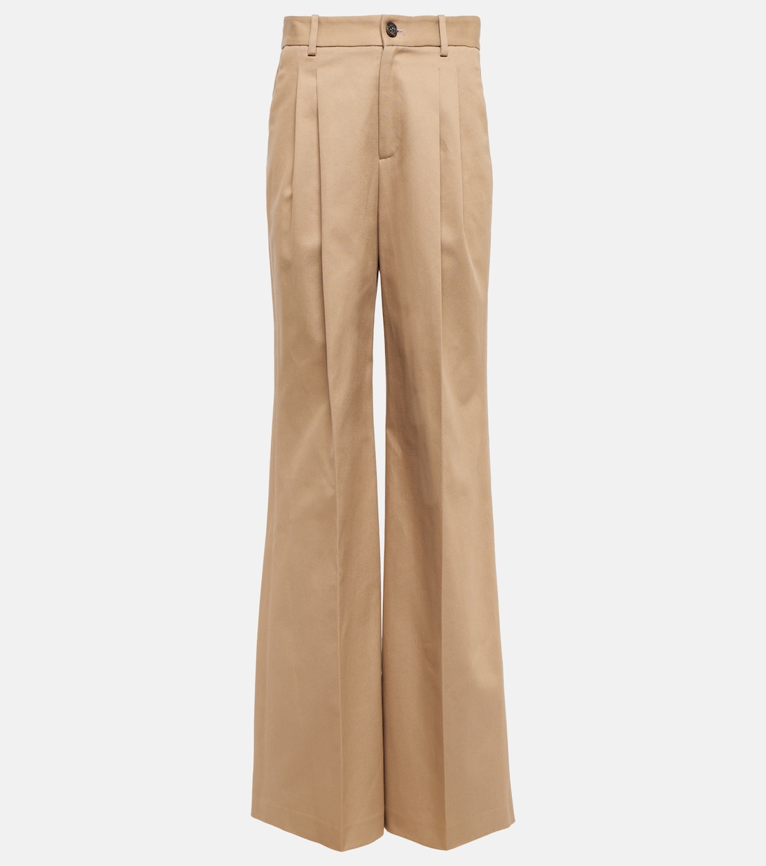 Pantalon ample Flavie à taille haute en coton | Nili Lotan