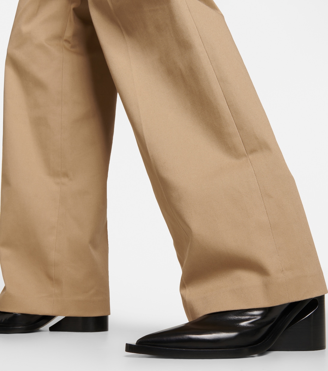 Pantalon ample Flavie à taille haute en coton | Nili Lotan